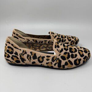 Steve Madden Womens sz 7.5 Leopard Print Sabin Slip On Ballet Flats Shoes New